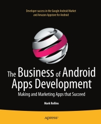 Imagen de portada: The Business of Android Apps Development 9781430239420