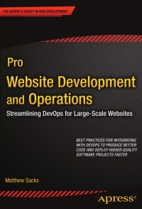 Imagen de portada: Pro Website Development and Operations 9781430239697