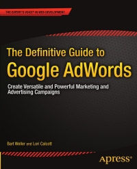 Titelbild: The Definitive Guide to Google AdWords 9781430240143