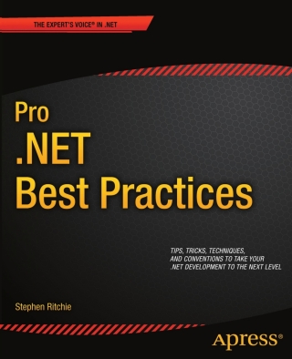 Cover image: Pro .NET Best Practices 9781430240235