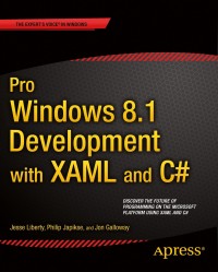 Immagine di copertina: Pro Windows 8.1 Development with XAML and C# 9781430240471