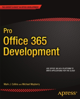 Immagine di copertina: Pro Office 365 Development 9781430240747