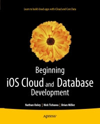 Cover image: Beginning iOS Cloud and Database Development 9781430241133