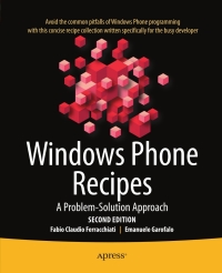 Cover image: Windows Phone Recipes 2nd edition 9781430241379