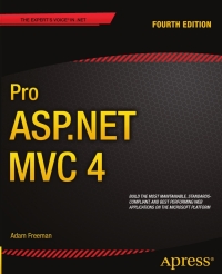 Cover image: Pro ASP.NET MVC 4 4th edition 9781430242369
