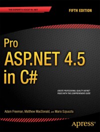 Imagen de portada: Pro ASP.NET 4.5 in C# 5th edition 9781430242543