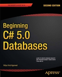 Imagen de portada: Beginning C# 5.0 Databases 2nd edition 9781430242604