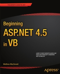 Imagen de portada: Beginning ASP.NET 4.5 in VB 9781430243298