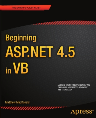 Titelbild: Beginning ASP.NET 4.5 in VB 9781430243298