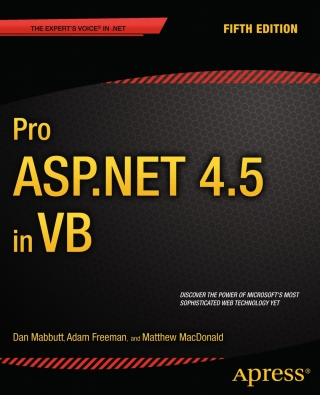 Immagine di copertina: Pro ASP.NET 4.5 in VB 5th edition 9781430243533