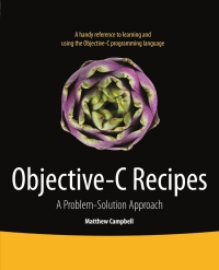 Cover image: Objective-C Recipes 9781430243717