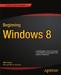 Cover image: Beginning Windows 8 9781430244318