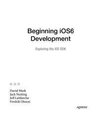 Imagen de portada: Beginning iOS 6 Development 9781430245124