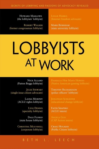 Cover image: Lobbyists at Work 9781430245605