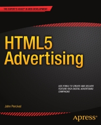 Cover image: HTML5 Advertising 9781430246022