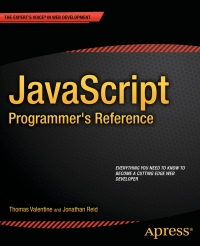 Omslagafbeelding: JavaScript Programmer's Reference 9781430246299