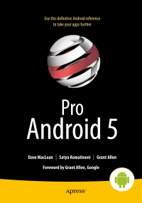 Cover image: Pro Android 5 5th edition 9781430246800