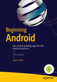 Cover image: Beginning Android 5th edition 9781430246862