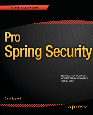 Cover image: Pro Spring Security 9781430248187