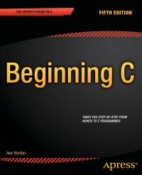 Imagen de portada: Beginning C 5th edition 9781430248811