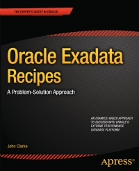 Cover image: Oracle Exadata Recipes 9781430249146