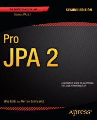 表紙画像: Pro JPA 2 2nd edition 9781430249269