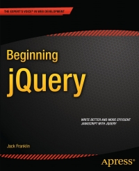 Immagine di copertina: Beginning jQuery 9781430249320