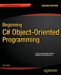 Cover image: Beginning C# Object-Oriented Programming 2nd edition 9781430249351