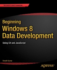 صورة الغلاف: Beginning Windows 8 Data Development 9781430249924