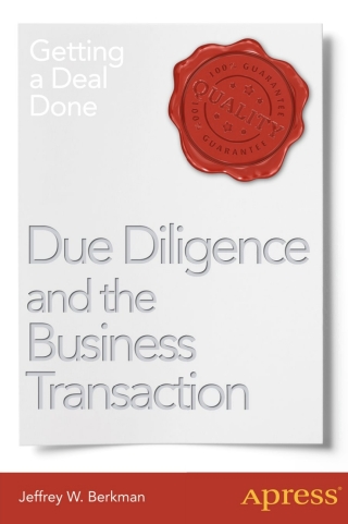 Cover image: Due Diligence and the Business Transaction 9781430250869