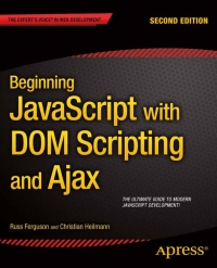 Imagen de portada: Beginning JavaScript with DOM Scripting and Ajax 2nd edition 9781430250920