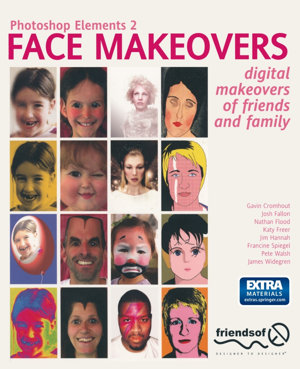Photoshop Elements 2 Face Makeovers Digital Makeovers of Friends & Family