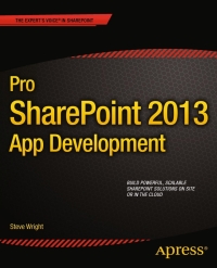 Imagen de portada: Pro SharePoint 2013 App Development 9781430258841