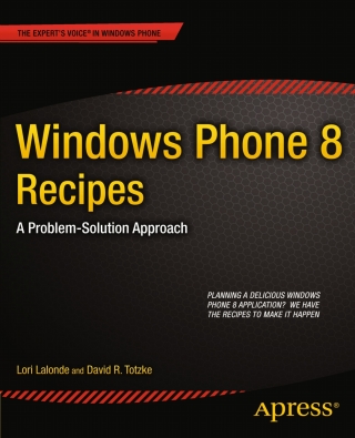 Imagen de portada: Windows Phone 8 Recipes 9781430259022