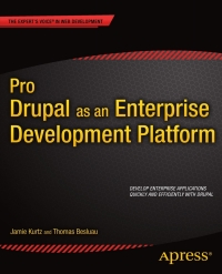 Titelbild: Pro Drupal as an Enterprise Development Platform 9781430260042