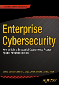 Imagen de portada: Enterprise Cybersecurity 9781430260820