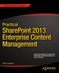 表紙画像: Practical SharePoint 2013 Enterprise Content Management 9781430261698