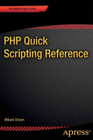 Omslagafbeelding: PHP Quick Scripting Reference 9781430262831