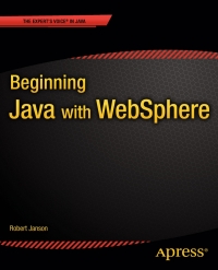 Cover image: Beginning Java with WebSphere 9781430263012