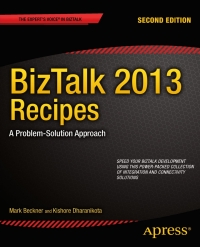 Cover image: BizTalk 2013 Recipes 2nd edition 9781430263739