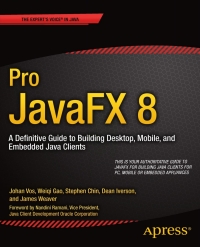 Cover image: Pro JavaFX 8 9781430265740