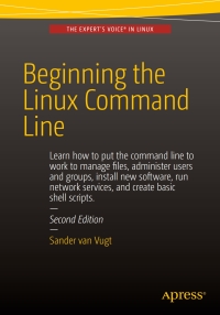 Cover image: Beginning the Linux Command Line 2nd edition 9781430268307