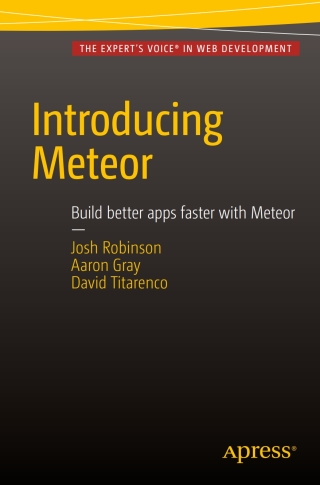 Omslagafbeelding: Introducing Meteor 9781430268369