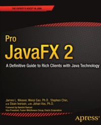 Immagine di copertina: Pro JavaFX 2 9781430268727