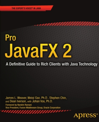 Imagen de portada: Pro JavaFX 2 9781430268727