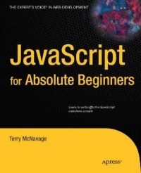 Cover image: JavaScript for Absolute Beginners 9781430272199