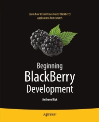 Cover image: Beginning BlackBerry Development 9781430272250