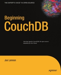 Cover image: Beginning CouchDB 9781430272373