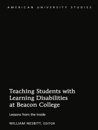 Cover image: Teaching Students with Learning Disabilities at Beacon College 1st edition 9781433138027