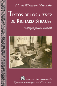Imagen de portada: Textos de los «Lieder» de Richard Strauss 1st edition 9781433133329